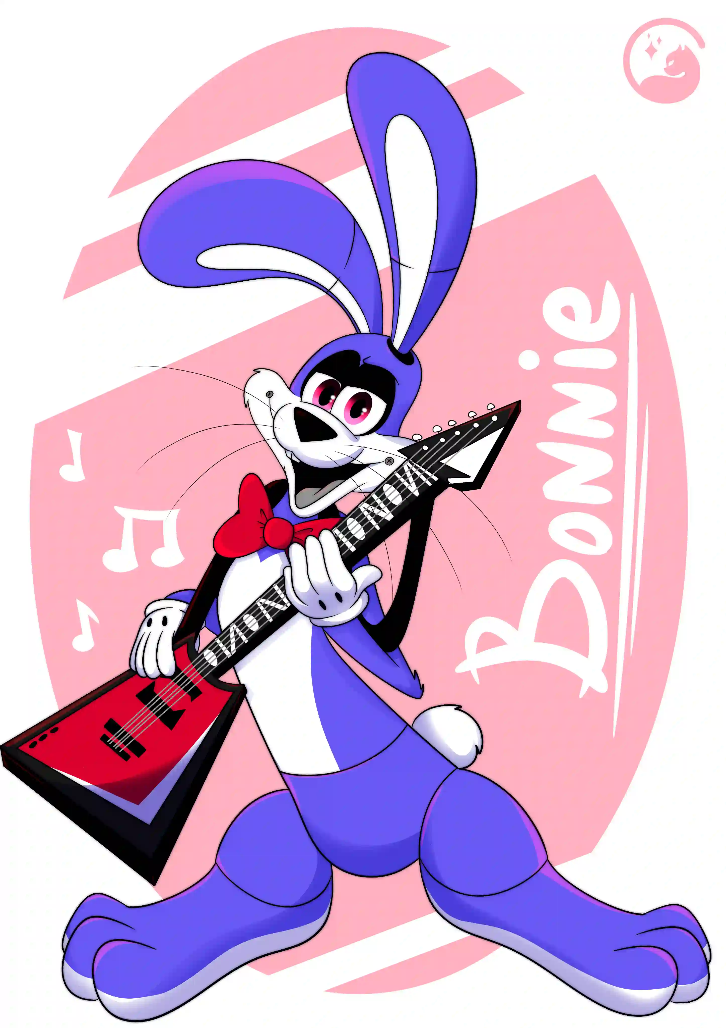 Bonnie de cuerpo completo a mi estilo cartoon - FantasyMist